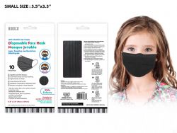 MASQUE JETABLE NOIR POUR ENFANTS